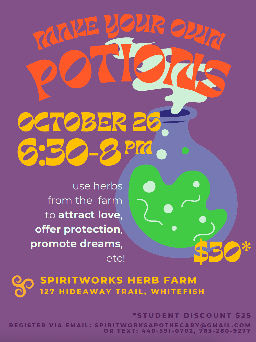 Potion Workshop Handouts